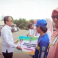 Kadinsos Kabupaten Balangan Serahkan Bantuan peralatan dan perlengkapan dapur umum penanggulangan bencana, Rabu (28/12/2022)
