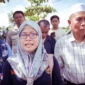 Lurah Pemurus Dalam, Shelleya Dessesta saat pelaksanaan pembongkaran jamban apung