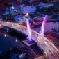 Salah satu ruas jalan di Kota Banjarmasin kerap dilintasi truk.