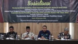 Sosialisasi Peraturan KPU RI Nomor 6 Tahun 2022.foto:Kominfo Kab Banjar,November 2022