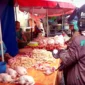 Los pedagang ayam di pasar Sentra Antasari Kota Banjarmasin, kamis (5/1/2023)