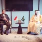 Menteri Agama (Menag) Yaqut Cholil Qoumas bersama Menteri Haji dan Umrah Arab Saudi Tawfiq F Al Rabiah di Jeddah, Minggu (8/1/2023). Foto: Humas Kementerian Agama