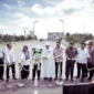 Pemotongan Pita oleh Gubernur Kalsel Sahbirin Noor, dalam peresmian jalan Provinsi Mataraman – Sungai Ulin, Rabu (4/1/2023)