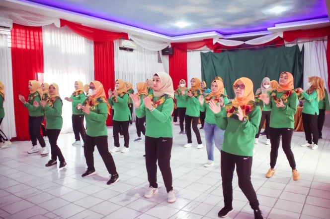 
 Pipas Lapas Karang Intan saat SKJ serentak di Aula Lapas Banjarmasin, Kamis (5/1/2023)