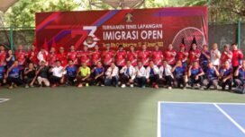 Tenis Lapangan Imigrasi Open Tahun 2023,berlangsung 13-15 Januari.
