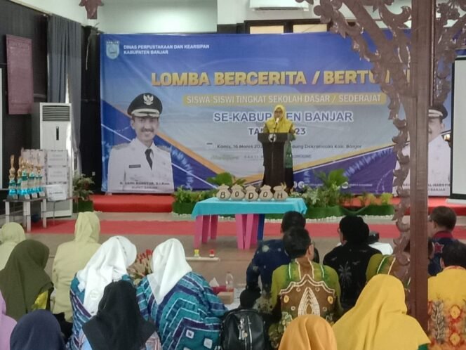 
 <strong>Pecahkan “Bodoh” Awali Lomba Bercerita Dispersip Kabupaten Banjar</strong>