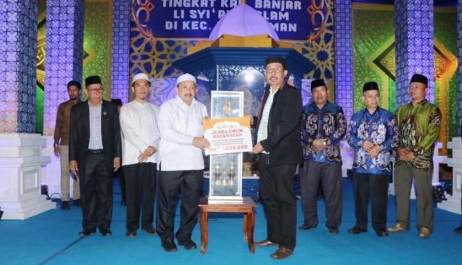 
 Penutupan MTQ Tingkat Kabupaten Banjar tahun 2022 di Kecamatan Mataraman