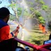 Simulasi Penanganan Karhutla Saat Apel Siaga Kamis(22/6/2023).