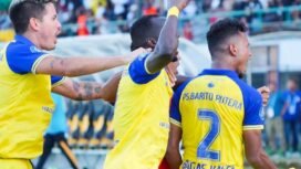 Pemain PS Barito Putera Rayakan Gol.Sumber @psbaritoputeraofficial