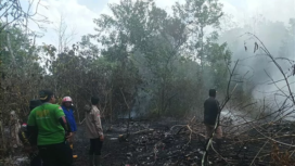 Karhutla di Cindai Alus Martapura, Kabupaten Banjar.