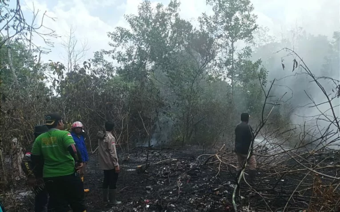 
 Karhutla di Cindai Alus Martapura, Kabupaten Banjar.
