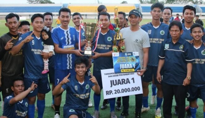 
 Turnamen Piala Bupati dan Askab PSSI Banjar Berakhir Setelah Berlangsung 25 Hari