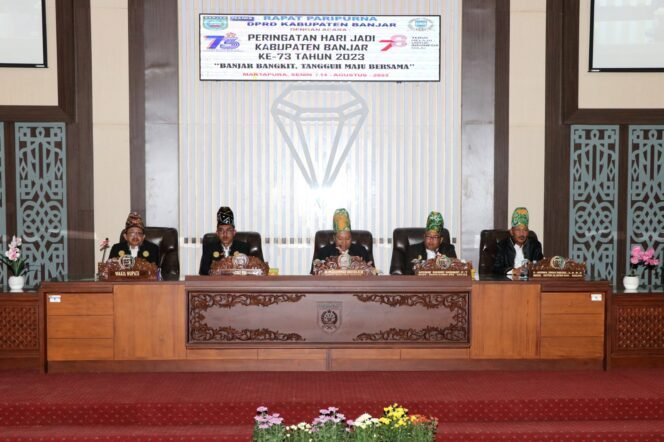 
 Paripurna Hari Jadi ke-73 Kabupaten Banjar