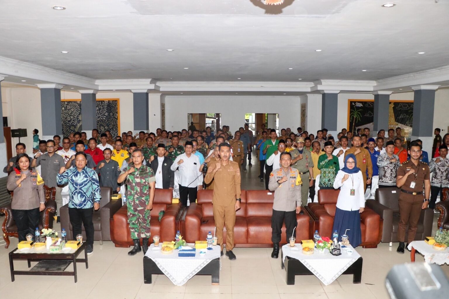 Deklarasi Pemilu Damai 2024 di Kabupaten Banjar