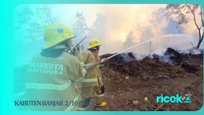 
 Kebakaran Lahan Dua Hari di Area Yang Sama