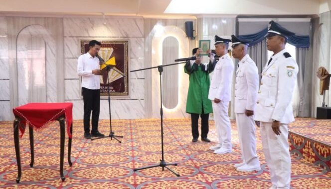 
 Tiga Kades PAW Dilantik Bupati Banjar