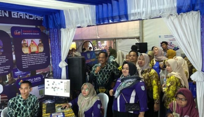 
 Game di Stand DKISP Menarik Pengunjung Banjar Expo