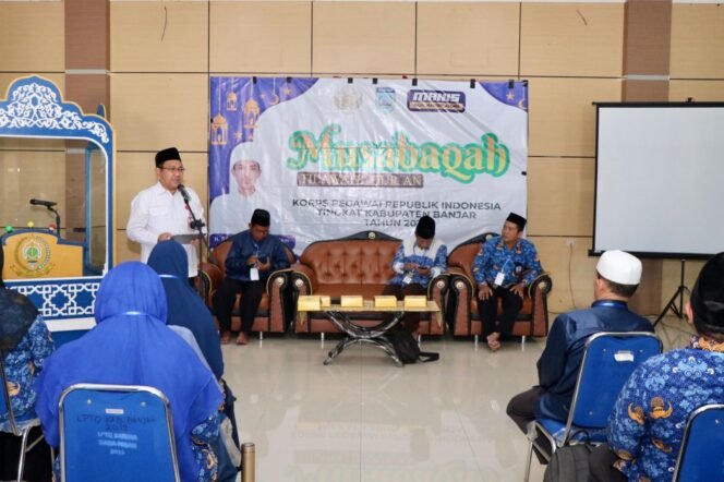 
 Pembukaan MTQ Korpri Tingkat Kabupaten,Rabu(8/11/2023) foto:DKISP Kab.Banjar