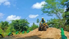 Wahana Baru Jalur ATV di Pantai Gedambaan Kotabaru .Foto:Diskominfo Kotabaru