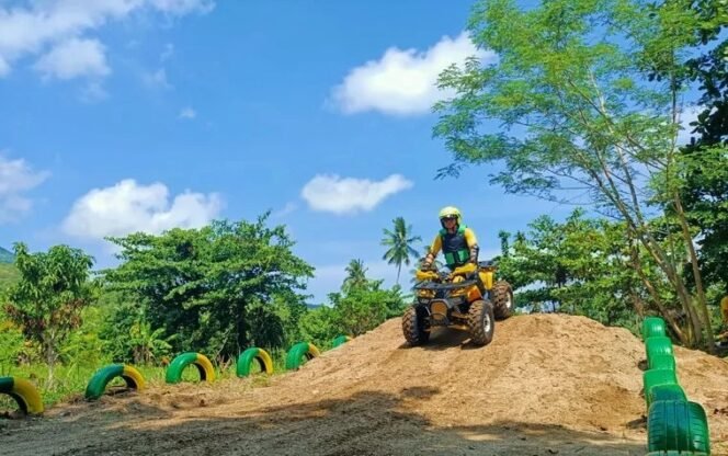 
 Wahana Baru Jalur ATV di Pantai Gedambaan Kotabaru .Foto:Diskominfo Kotabaru