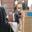 Proses pengangkutan Surat Suara masuk ke Gudang Logistik KPU
