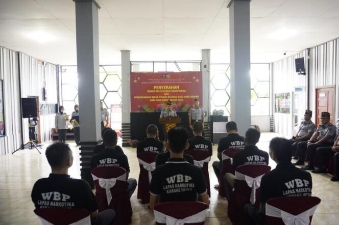 
 Sembilan Warga Binaan Lapas Karang Intan Dapat Remisi Natal