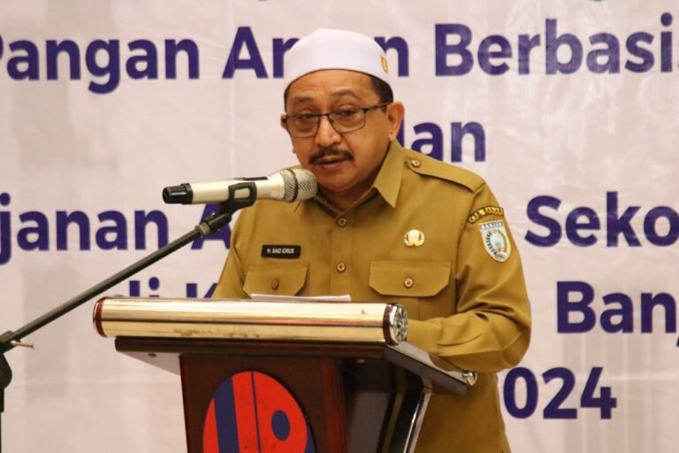 Wabup Banjar Buka Kegiatan Advokasi Keamanan Pangan Terpadu