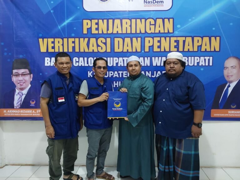 Termasuk Pasangan Petahana, NasDem Banjar Jaring 5 Bakal Calon Pilkada 2024