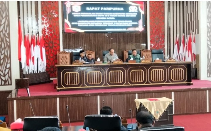 DPRD Kotabaru Gelar Rapat Paripurna Bahas Raperda APBD Perubahan 2024