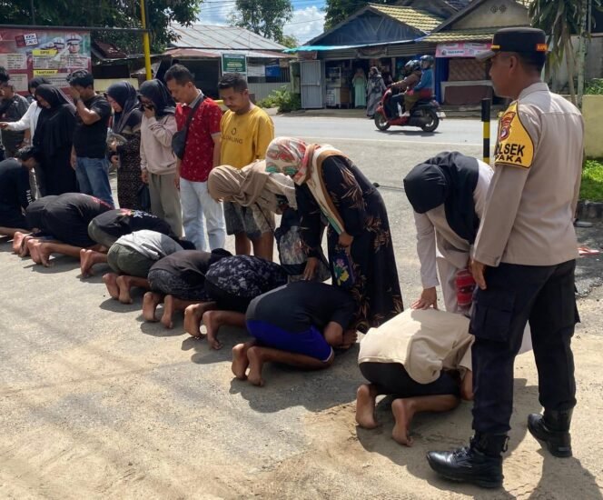 
 Remaja di Cempaka Ingin Tawuran Diamankan Polisi dan Minta Maaf ke Orangtua