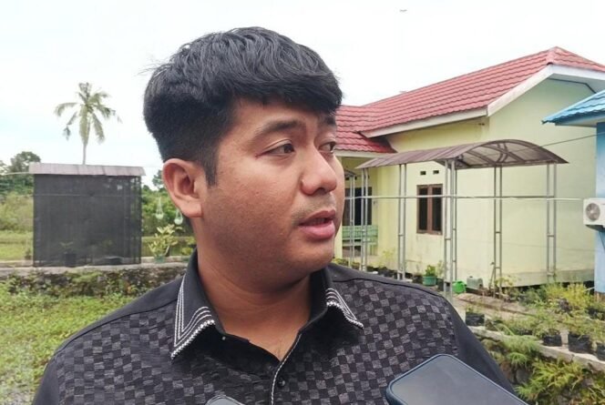 
 Anggota Komisi III DPRD Banjar, Fariz Adam Ramadhan usai hadiri Musrenbang Martapura Timur, Kabupaten Banjar. foto-haris