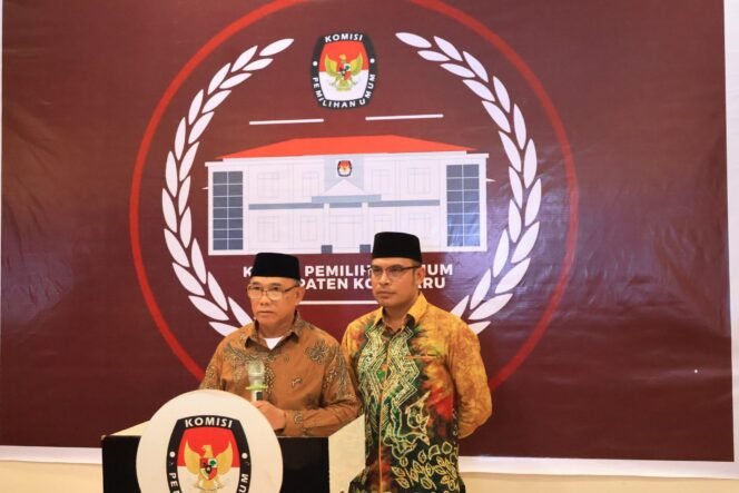
 Pasangan Muhammad Rusli dan Syairi Mukhlis sebagai bupati dan wakil bupati terpilih untuk periode 2025-2030. Foto-istimewa