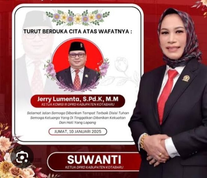 
 Ketua DPRD Kotabaru Kenang Kebaikan Mendiang Jerry Lumenta