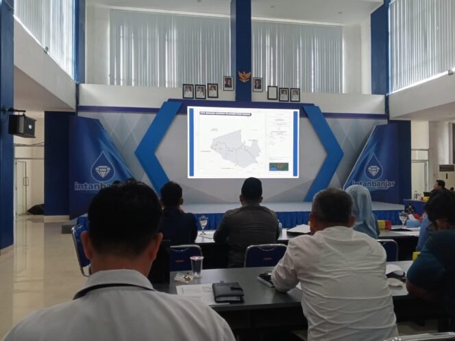 
 Ekspose pembangunan Intake di Mali - Mali dan Sungai Bakung. foto-haris