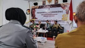 KPU Kabupaten Banjar menggelar Focus Group Discussion (FGD) bersama stakeholder guna menyusun laporan evaluasi Pilkada 2024, Senin (24/2/2025) pagi. foto-haris