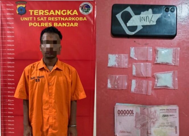 
 Polres Banjar Tangkap Pengedar Sabu di Telaga Bauntung