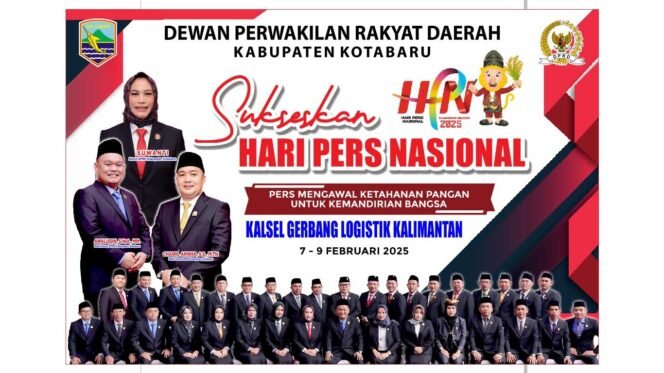 
 DPRD Kotabaru Ucapkan Selamat Hari Pers Nasional 2025