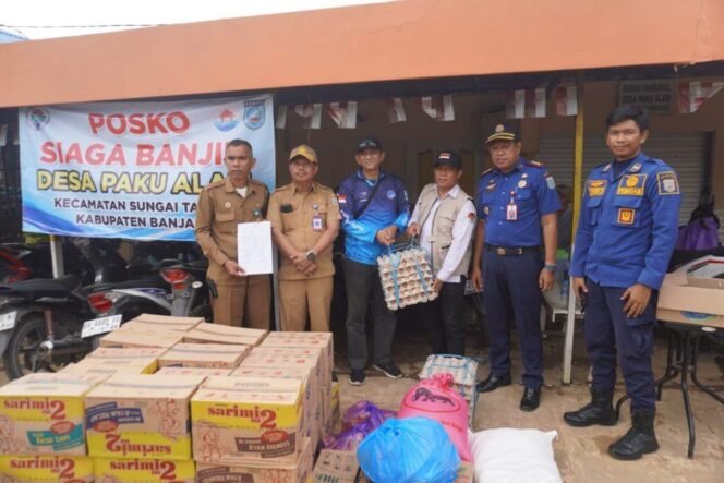 
 Enam Kecamatan Masih Terdampak Banjir, Pemkab Banjar Salurkan Bantuan