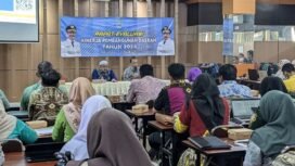 Bappedalitbang Banjar menggelar Rapat Evaluasi Kinerja Pembangunan Daerah Tahun 2024 di Aula Baiman Martapura, Kamis (13/2/2025) pagi. foto-RSB