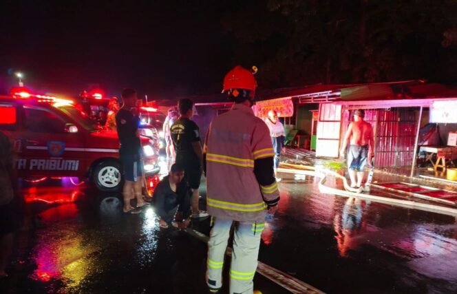 
 Warung Mie Ayam di Sungai Tabuk, Kabupaten Banjar ludes terbakar, Senin (17/2/2025) foto-istimewa