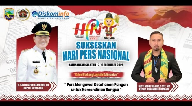 
 Kadiskominfo Kotabaru Ucapkan Selamat Hari Pers Nasional