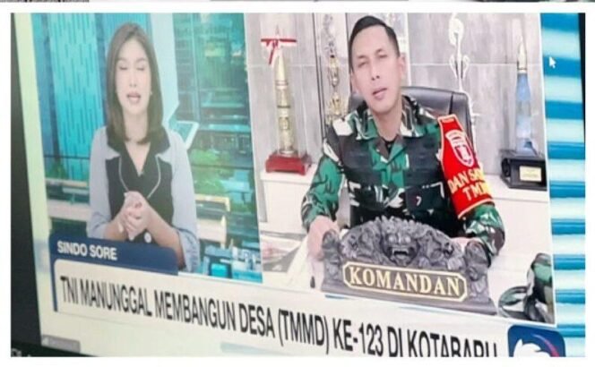 
 Dandim 1004 Kotabaru Paparkan Kesiapan TMMD ke-123 di Desa Talusi