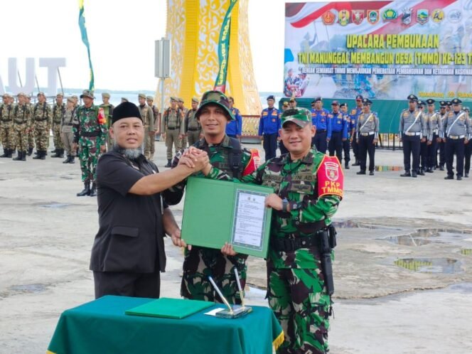 
 Kodim 1004 Kotabaru Buka TMMD ke-123 Tahun 2025