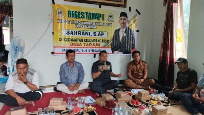 
 Anggota DPRD Kotabaru Sahrani, Serap Aspirasi Warga Desa Tarjun