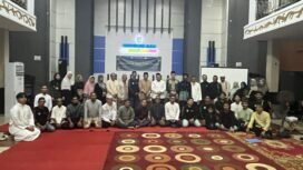 Foto bersama Dewan Kesenian Kabupaten Banjar usai bukber, Sabtu (8/3/2025). foto-istimewa 