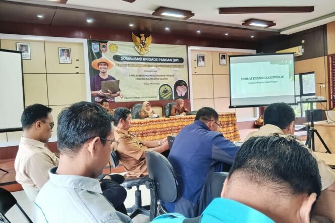 
 Proses Brigade Pangan di Kabupaten Banjar