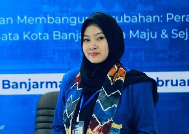 
 Ketua KOPRI PC PMII Martapura, Masniah. foto-dok/istimewa