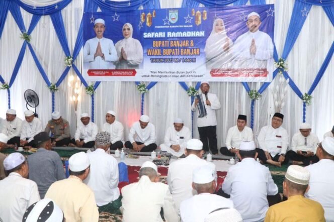 
 Safari Ramadan, Bupati Banjar Perkuat Silaturahmi dengan Warga Desa Pasar Kamis