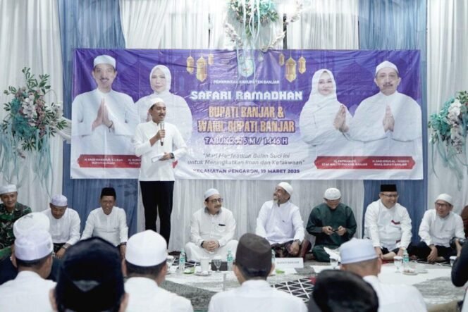 
 Bupati Banjar Saidi Mansyur Safari Ramadan ke Desa Alimukim Pengaron