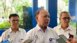 Direktur Utama PTAM Intan Banjar, Syaiful Anwar. foto-haris